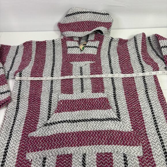 NWT Baja Joe Surfer Mexican Rasta Hoodie Size Small Bin7 - Picture 5 of 9